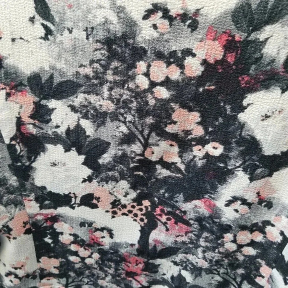 Club Monaco  Floral Navy Baker Blazer Wool 0 - Picture 10 of 10